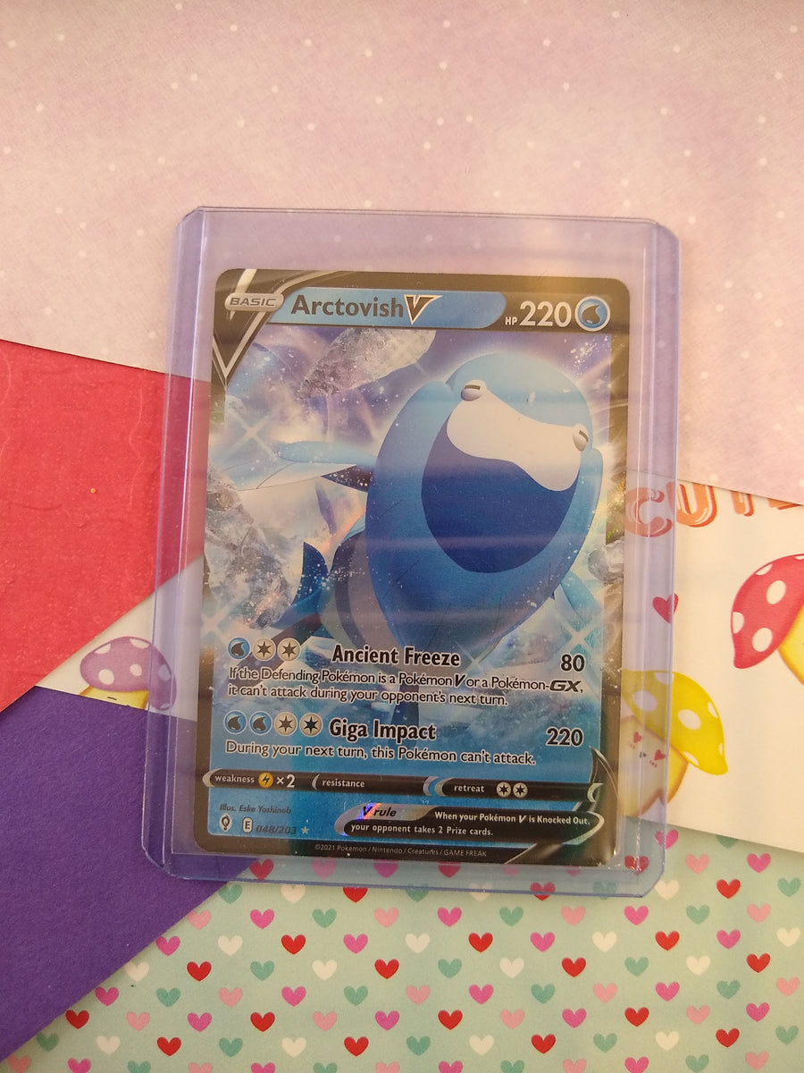 Pokemon TCG Ultra Rare Arctovish V Evolving Skies Full Art Holo Card 0 –  Pfaltzcraftsmore