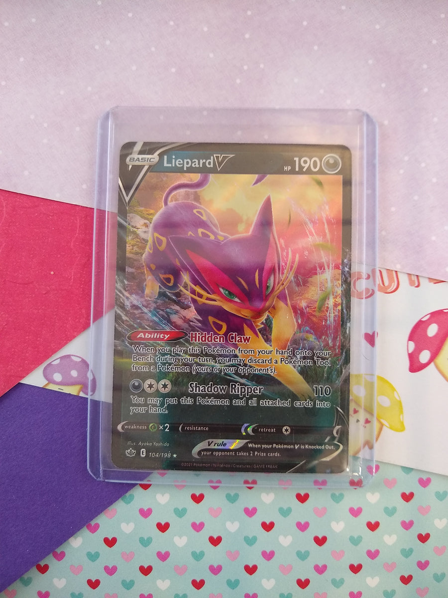 liepard v pokemon card value TCG Ultra Rare Chilling Reign Full Art Holo 104 – Pfaltzcraftsmore Weakness / Resistance / Variant:95GX 5MEGA Pokemon kfc bucket Darkness [x2]