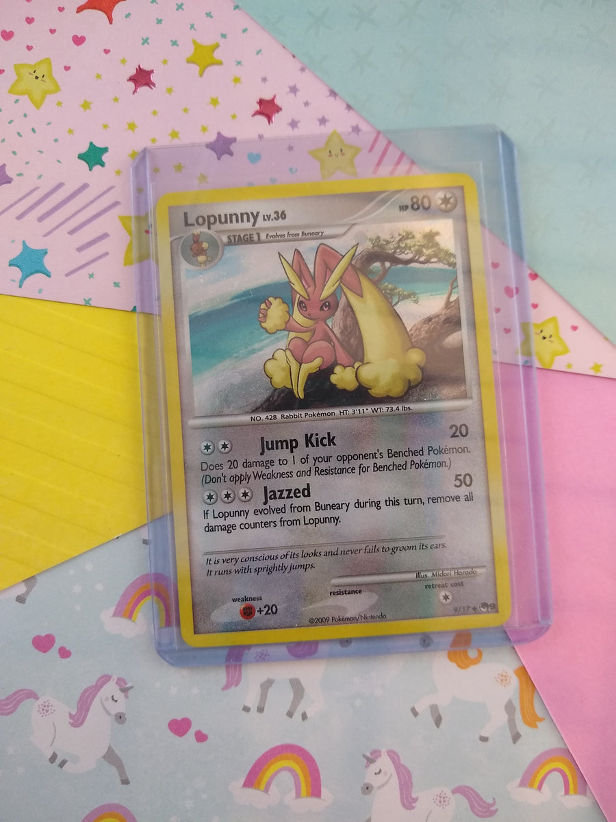 Pokemon TCG Uncommon Lopunny POP Series 9 Holo w/Swirl Card 9/17 - NM Pfaltzcraftsmore Pokemon TCG Uncommon Lopunny POP Series 9 Holo w/Swirl Card 9/17 - NM Pfaltzcraftsmore