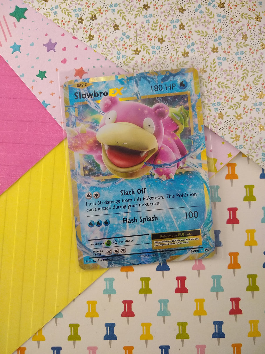 Pokemon TCG - Slowbro EX Evolutions Full Art Holo Card 26/108