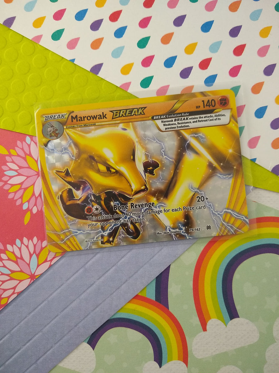 Pokemon TCG - Marowak BREAK BREAKthrough Full Art Holo Card 79/162 - L Pfaltzcraftsmore Pokemon TCG - Marowak BREAK BREAKthrough Full Art Holo Card 79/162 - L Pfaltzcraftsmore