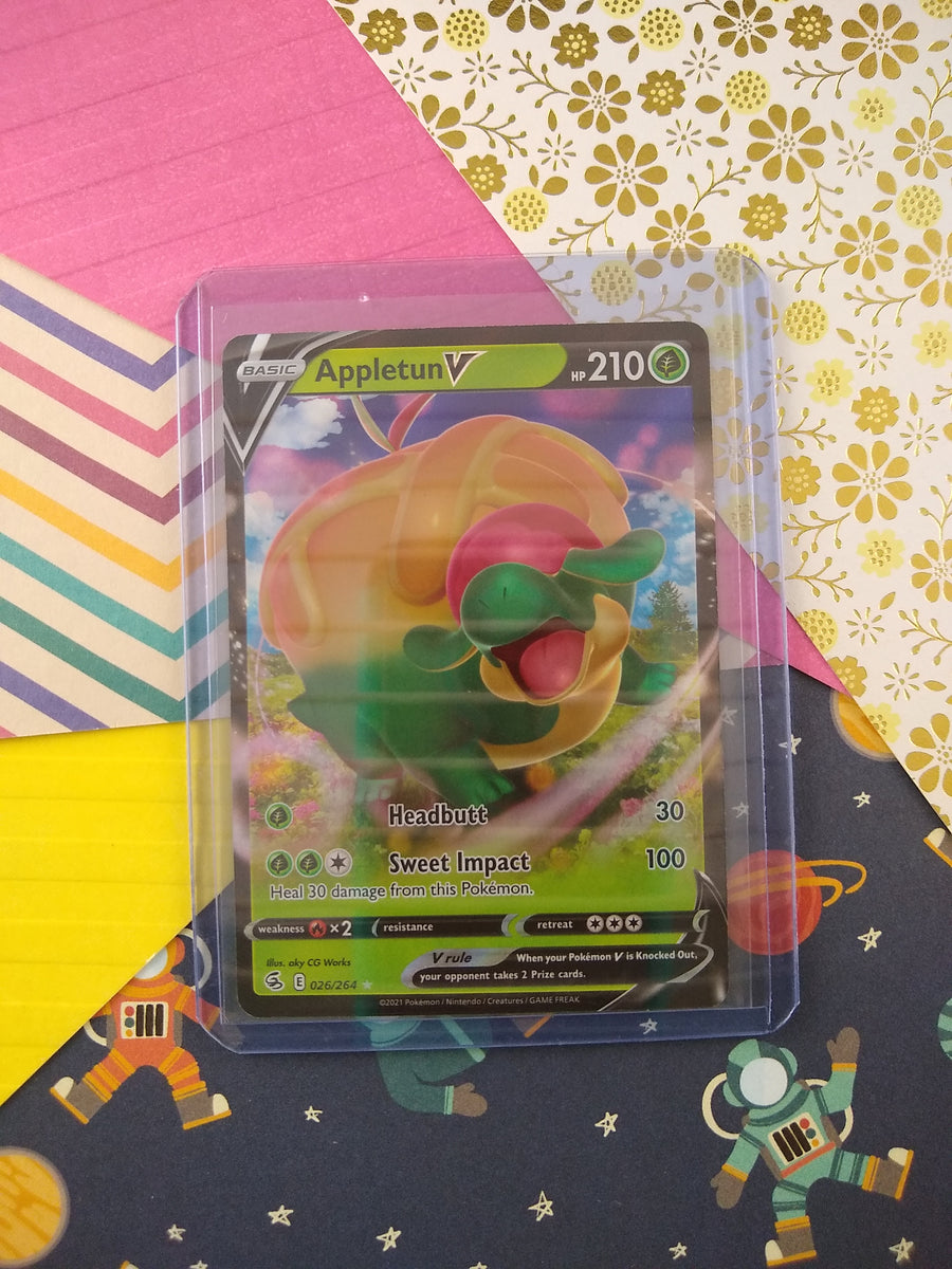 Pokemon TCG - Appletun V Fusion Strike Full Art Holo Card 026/264 - NM Pfaltzcraftsmore Pokemon TCG - Appletun V Fusion Strike Full Art Holo Card 026/264 - NM Pfaltzcraftsmore