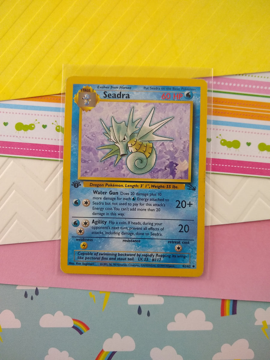 1995 seadra pokemon card Vintage Uncommon