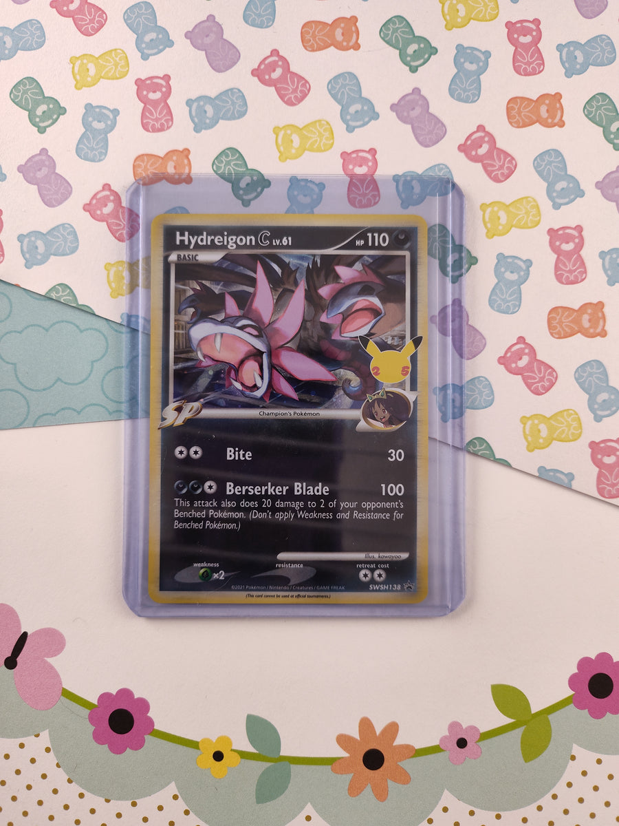 Pokemon TCG Hydreigon C Celebrations Holographic Card SWSH138