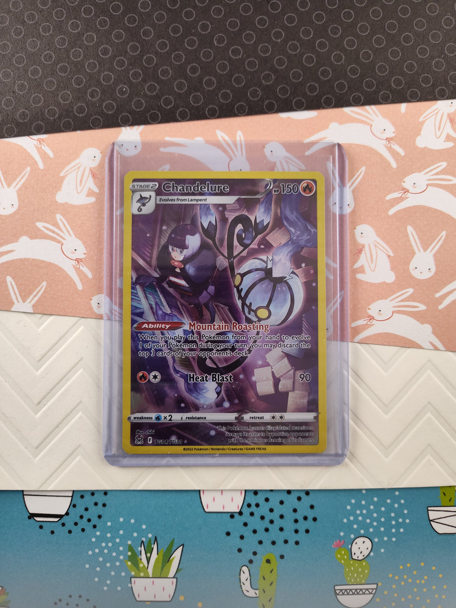 Pokemon TCG - Chandelure Lost Origin Full Art Holo Card TG04/TG30 - NM   Pfaltzcraftsmore