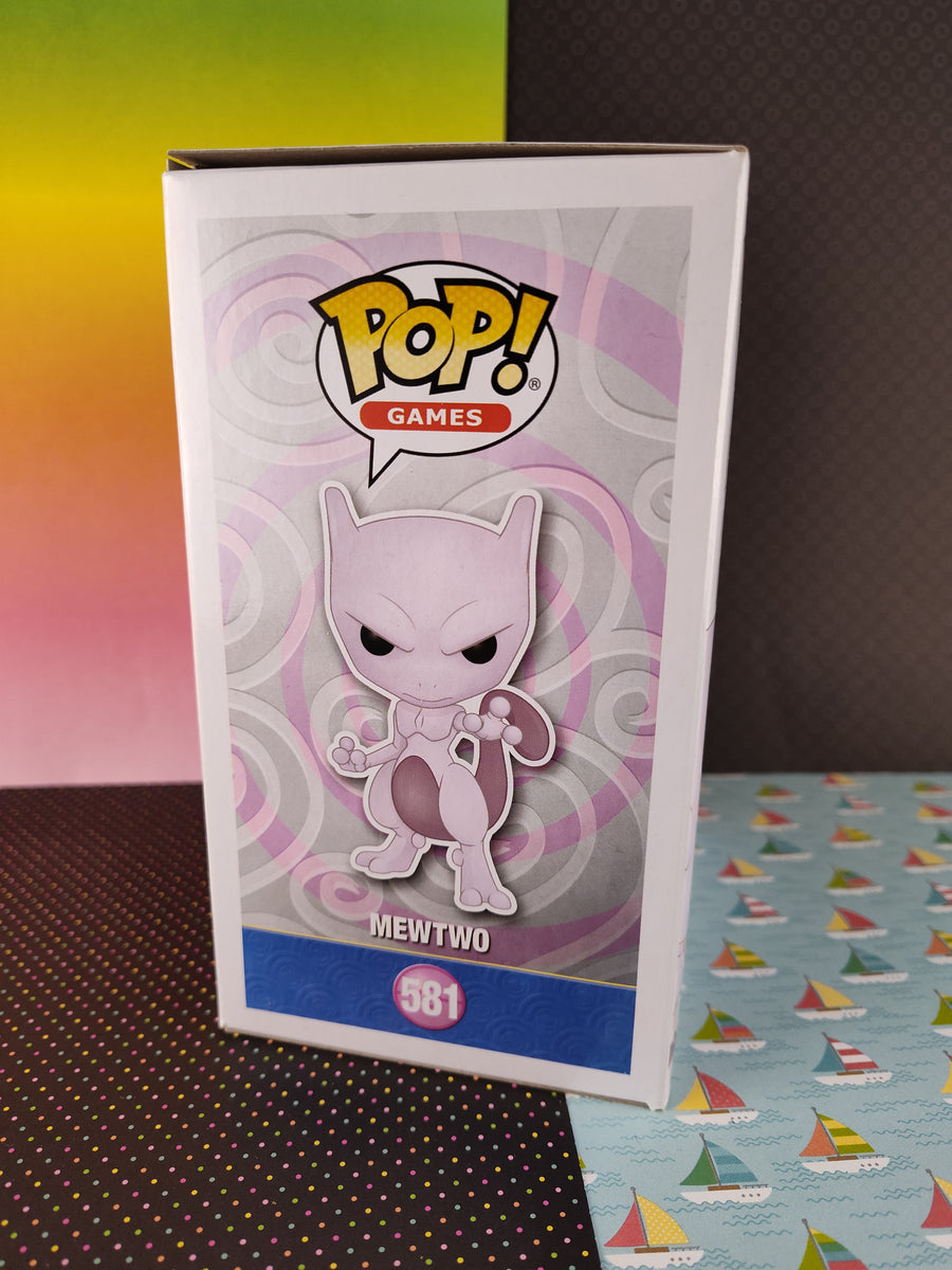 Funko Pop! Games- Pokemon: online Mewtwo #581 (Flocked) SDCC