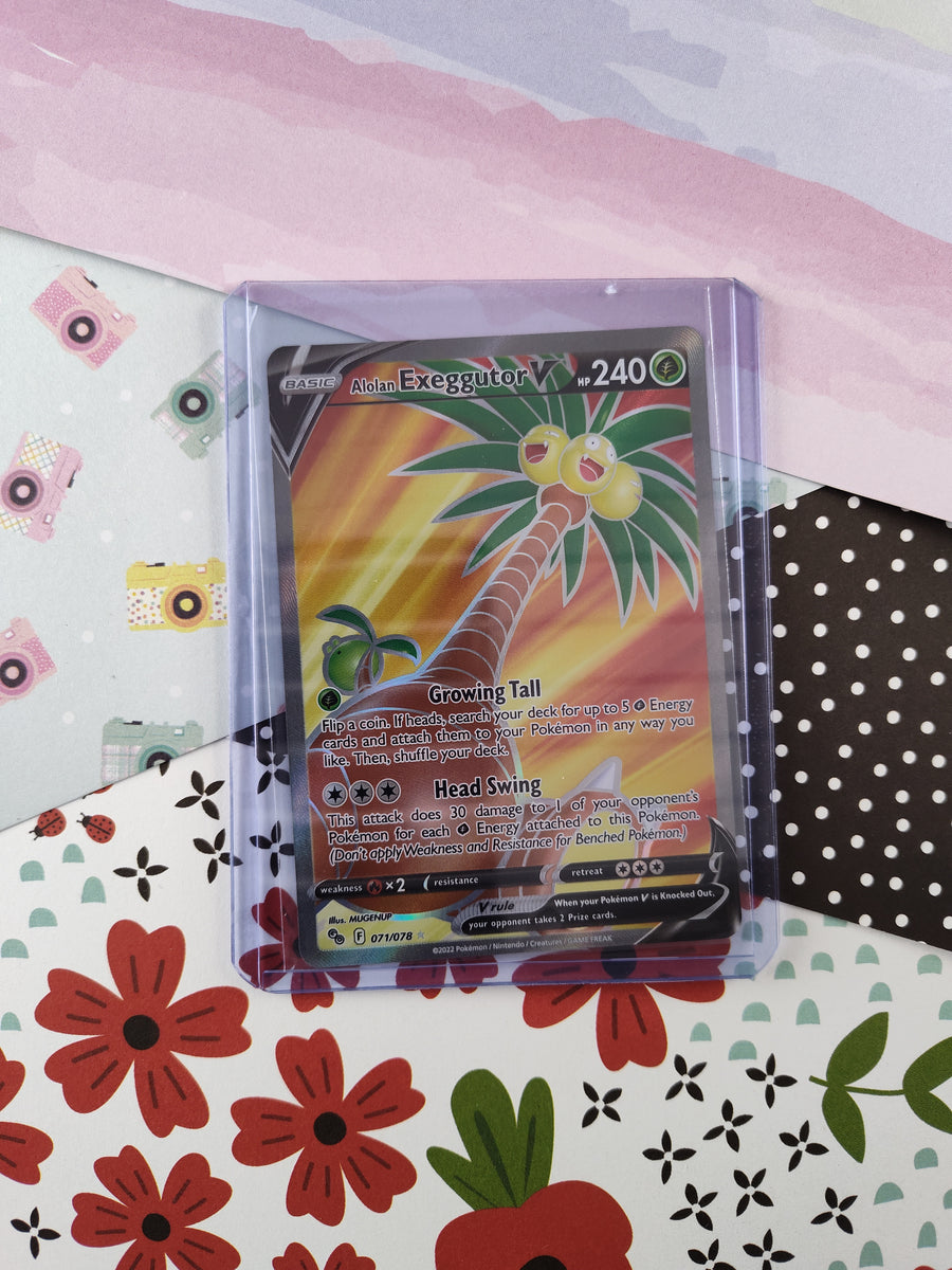 Pokemon TCG - Exeggutor V Pokemon GO Full Art Holo Card 071/078