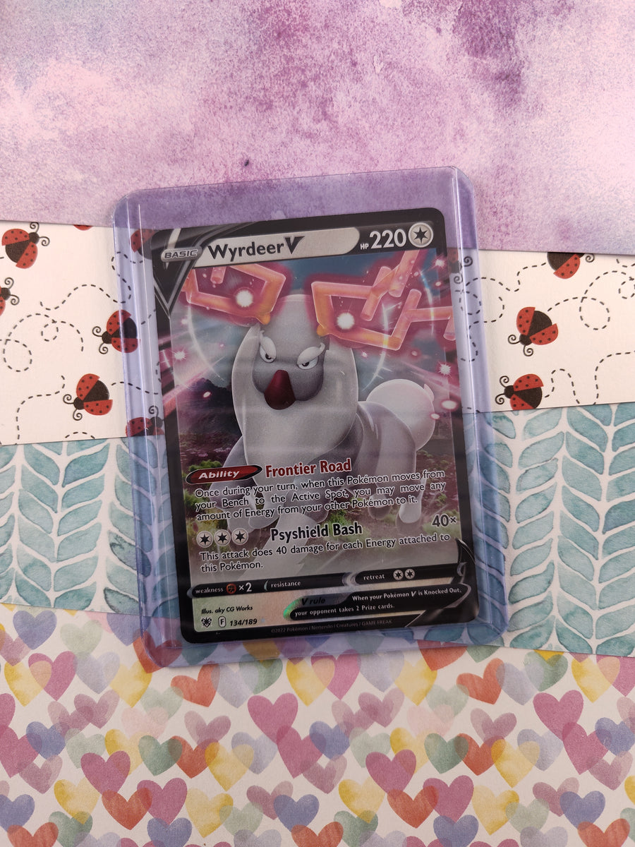 Pokemon TCG - Wyrdeer V Astral Radiance Full Art Holo Card 134/189 - N Pfaltzcraftsmore Pokemon TCG - Wyrdeer V Astral Radiance Full Art Holo Card 134/189 - N Pfaltzcraftsmore
