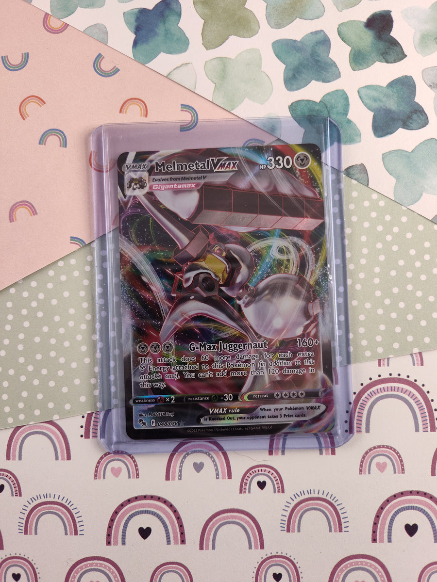 Pokemon TCG - Melmetal VMAX Pokemon GO Full Art Holo Card 048/078