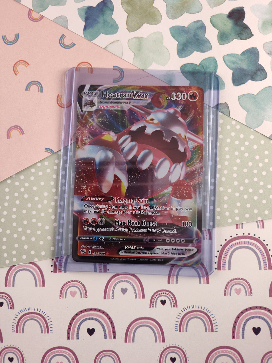 Pokemon TCG - Heatran VMAX Astral Radiance Full Art Holo Card 026/189 Pfaltzcraftsmore Pokemon TCG - Heatran VMAX Astral Radiance Full Art Holo Card 026/189 Pfaltzcraftsmore