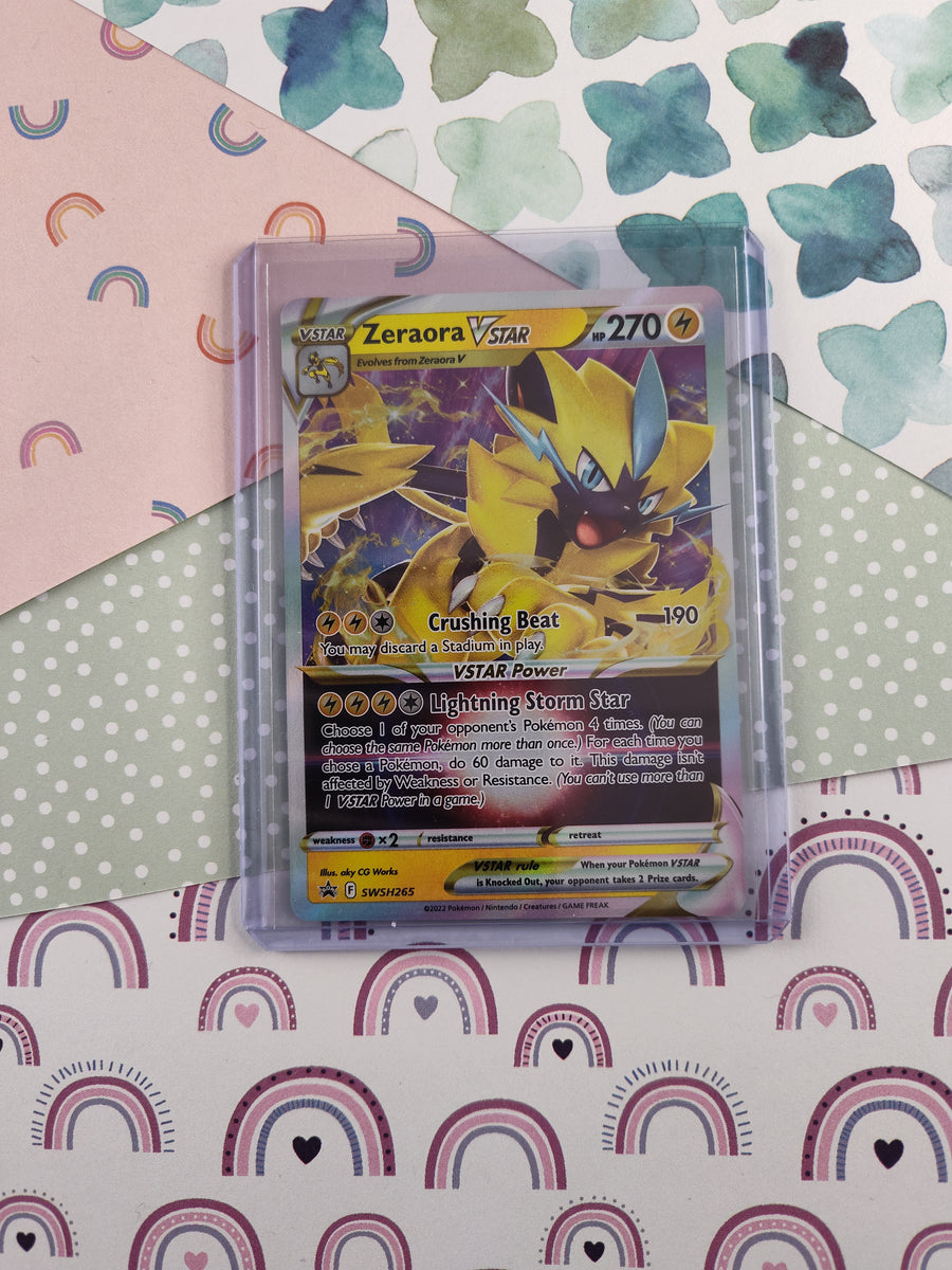 Pokemon TCG - Zeraora VSTAR Promo Full Art Holo Card SWSH265