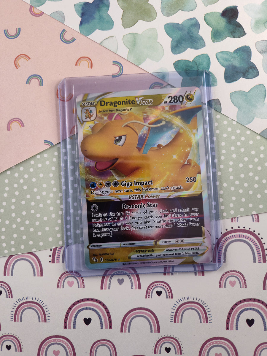 Pokemon TCG - Dragonite VSTAR Pokemon GO Full Art Holo Card 050/078 - Pfaltzcraftsmore Pokemon TCG - Dragonite VSTAR Pokemon GO Full Art Holo Card 050/078 - Pfaltzcraftsmore