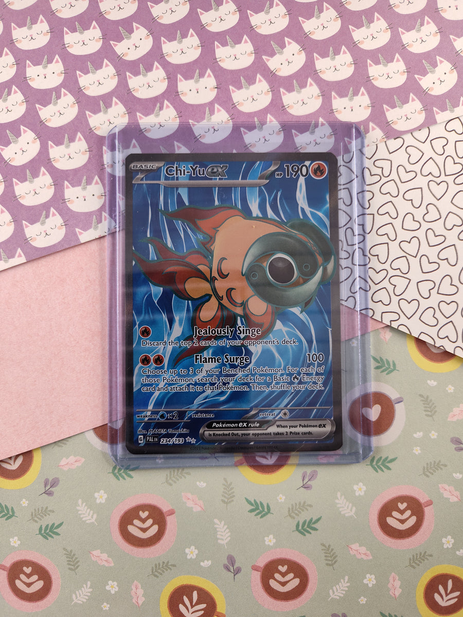 Pokemon TCG - Chi-Yu ex Scarlet & Violet Full Art Holo Card