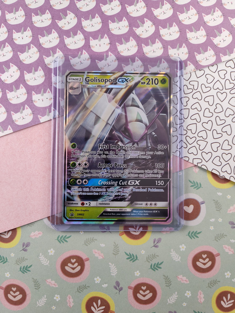 Pokemon TCG - Golisopod GX Promo Full Art Holo Card SM62