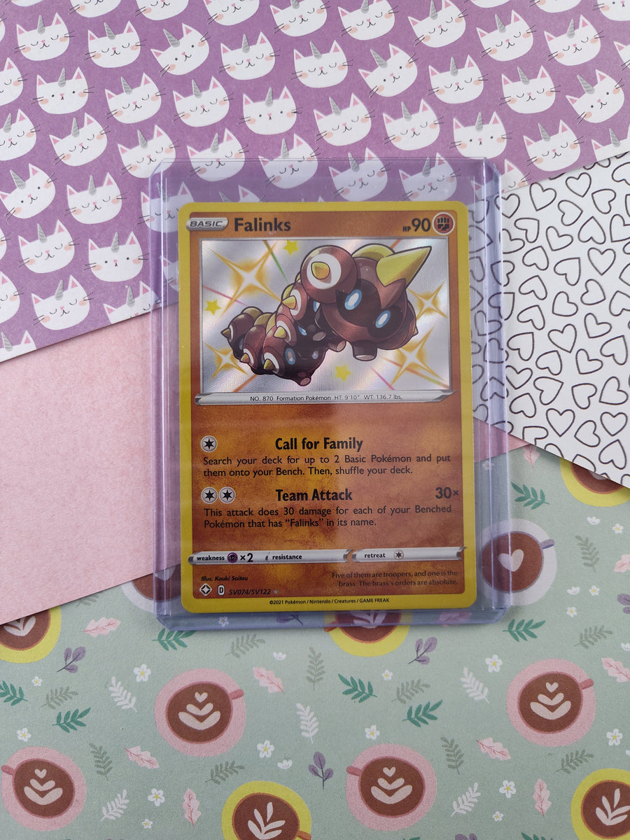 Pokemon TCG Rare Falinks Shining Fates Shiny Vault Holo Card SV074/SV1 Pfaltzcraftsmore Pokemon TCG Rare Falinks Shining Fates Shiny Vault Holo Card SV074/SV1 Pfaltzcraftsmore