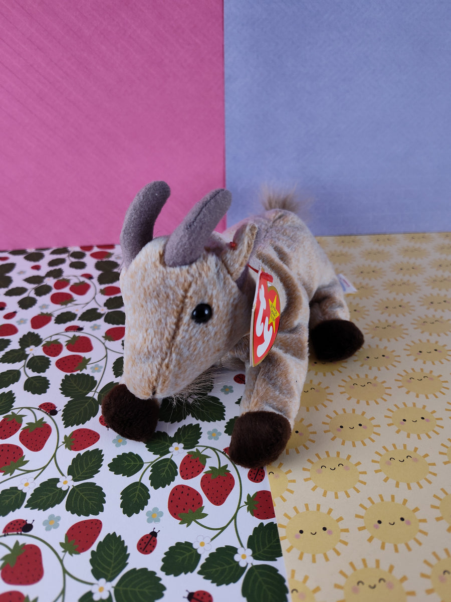Vintage TY Beanie Baby Goatee, Goat November 4, 1998