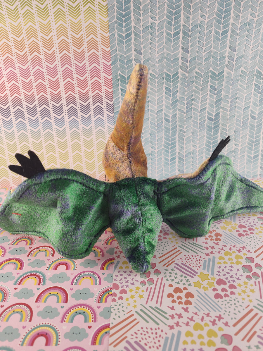 Vintage TY Beanie Baby 2000 Swoop the Pterodactyl February