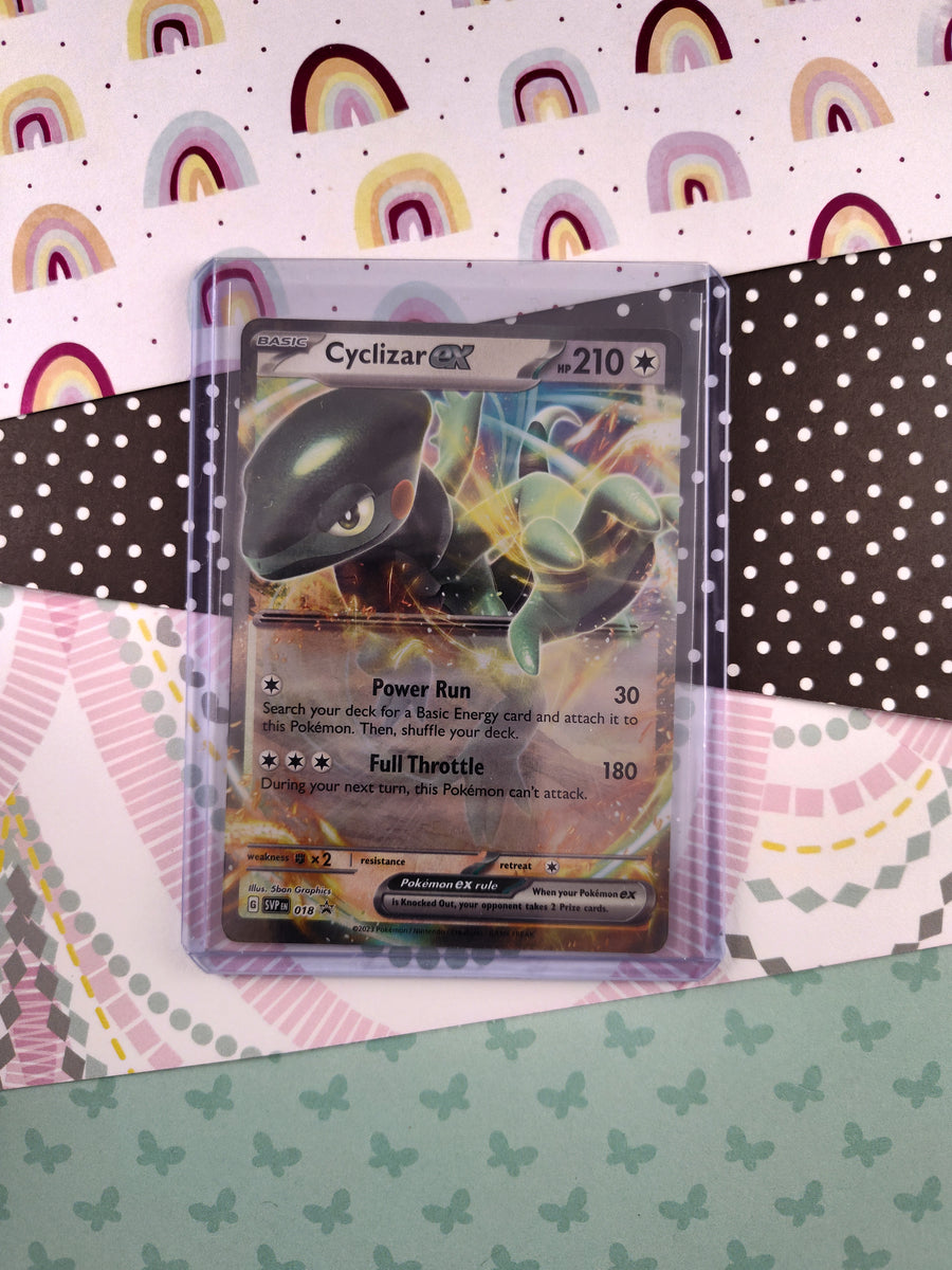 Pokemon TCG - Cyclizar ex Promo Full Art Holo Card SVP 018 - NM Pfaltzcraftsmore Pokemon TCG - Cyclizar ex Promo Full Art Holo Card SVP 018 - NM Pfaltzcraftsmore