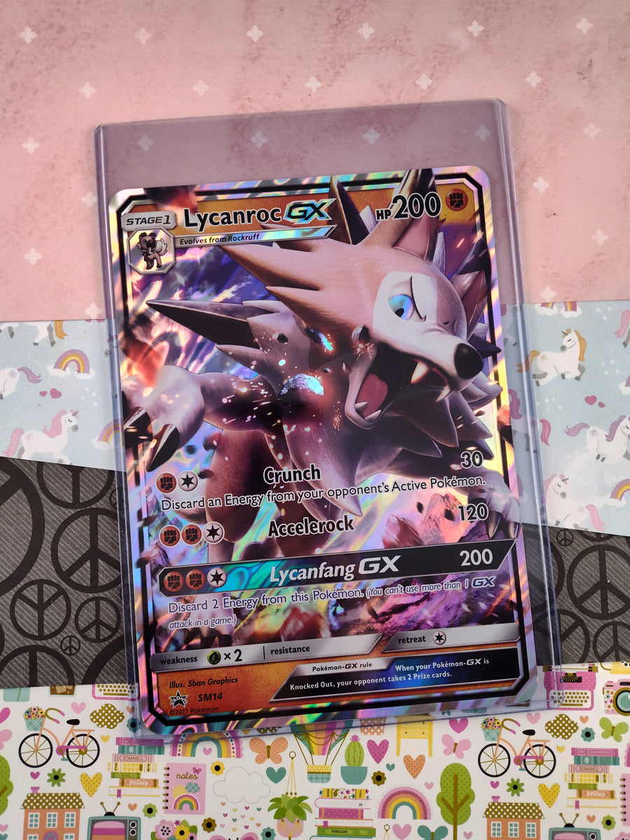 Pokemon TCG - Lycanroc GX Sun & Moon Promo Jumbo Full Art