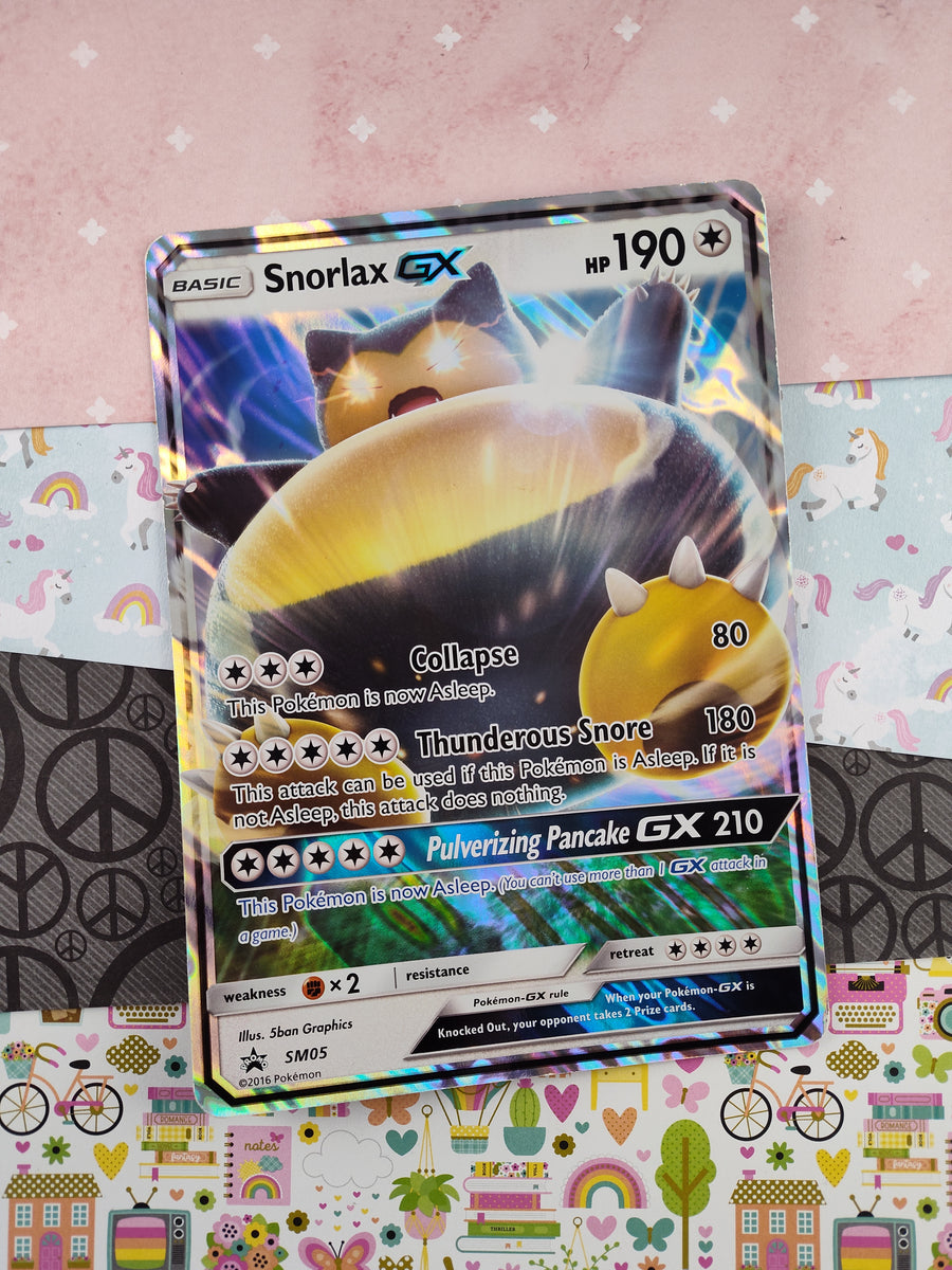 Pokemon Sun & Moon Promo Ultra Rare Snorlax GX SM05 Pokemon Sun & Moon Promo Ultra Rare Snorlax GX SM05
