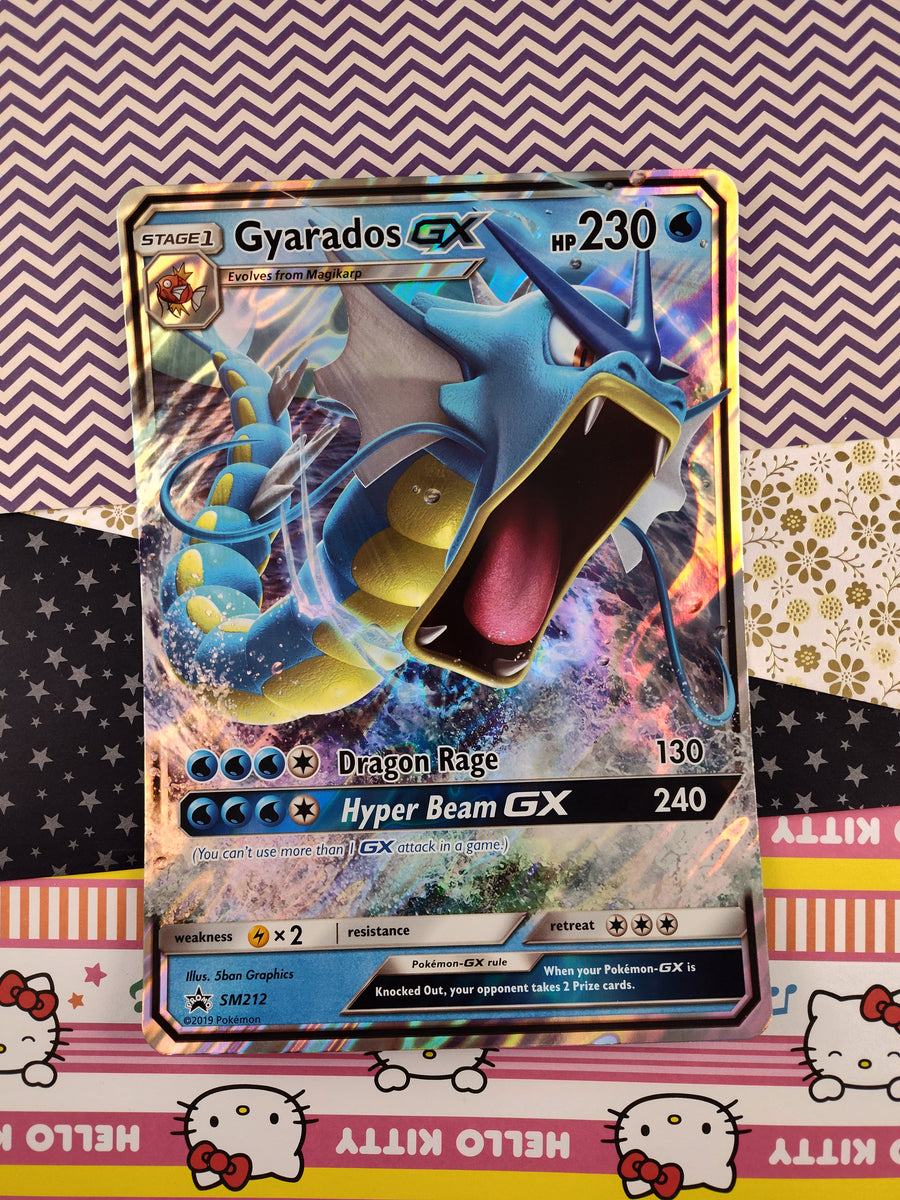 Pokemon TCG - Gyarados GX Sun & Moon Promo Jumbo Full Art Holographic Pfaltzcraftsmore Pokemon TCG - Gyarados GX Sun & Moon Promo Jumbo Full Art Holographic Pfaltzcraftsmore
