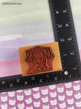 Vintage 1995 Rubber Stampede Looney Tunes #018D Tasmanian Devil Wooden Block/Rubber Stamp