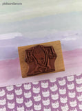 Vintage 1995 Rubber Stampede Looney Tunes #018D Tasmanian Devil Wooden Block/Rubber Stamp