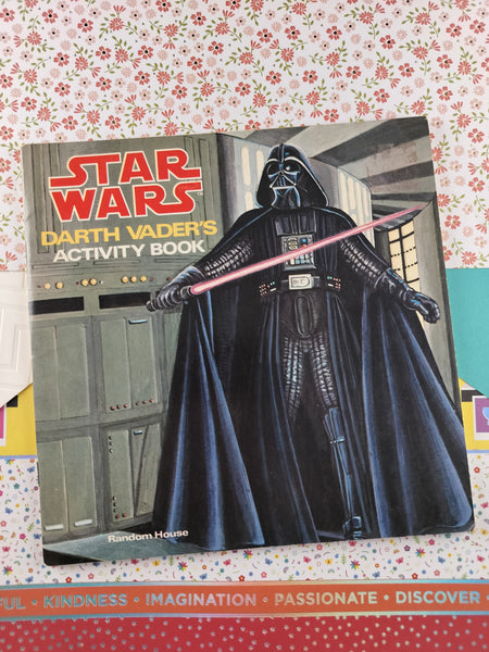 Vintage 1979 1st Printing Star Wars Darth Vader's Activity Book Random House Softcover