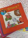 Vintage 1985 Discovery Toys Questions Books, Set/6 Softcovers