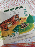Vintage 1977 Golden Book: Hide and Defend, Look-Look Book Softcover