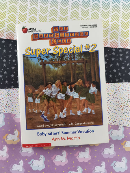 Vintage 1989 The Baby-Sitters Club Super Special #2 "Baby-sitter's Summer Vacation" Softcover