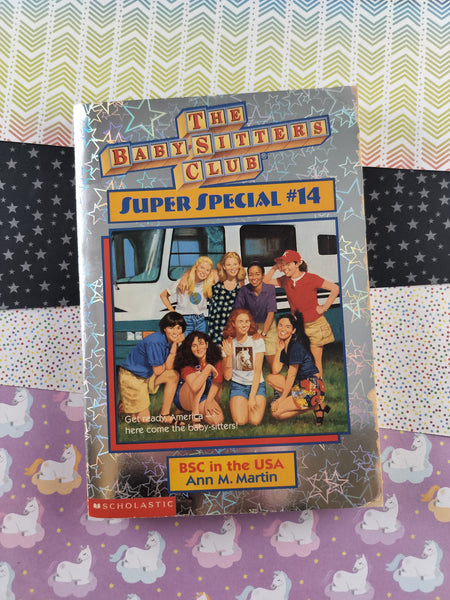 Vintage 1997 1st Printing The Baby-Sitters Club Super Special #14 "BSC in the USA" Softcover