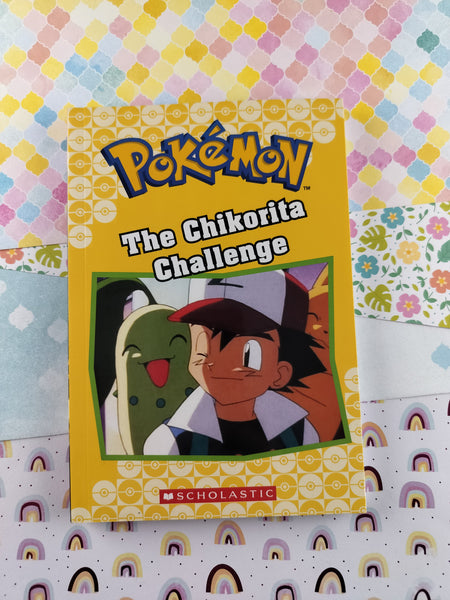 2021 1st Printing Pokemon 2-in-1 Book: The Chikorita Challenge / Prepare for Trouble, Like New