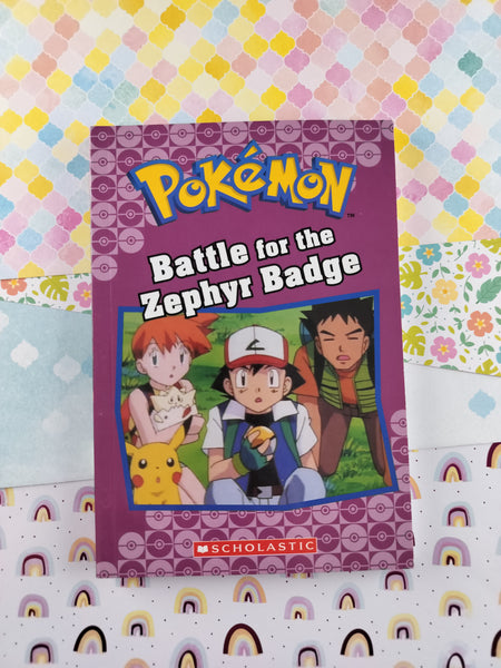 2021 1st Printing Pokemon 2-in-1 Book: Battle for the Zephyr Badge / All Fired Up, Like New