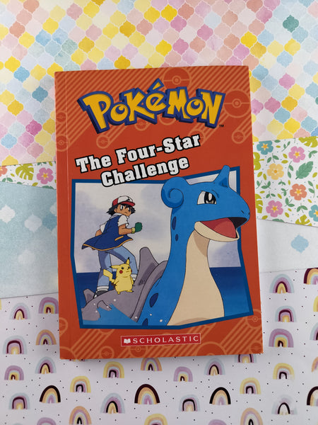 2021 1st Printing Pokemon 2-in-1 Book: The Four-Star Challenge / Scyther, Heart of a Champion, Like New