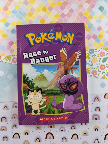 2021 1st Printing Pokemon 2-in-1 Book: Race to Danger / Talent Showdown, Softcover