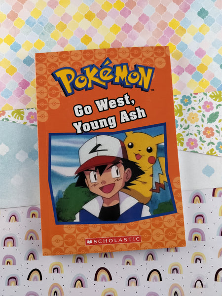 2021 1st Printing Pokemon 2-in-1 Book: Go West, Young Ash / Ash Ketchum, Pokemon Detective, Like New