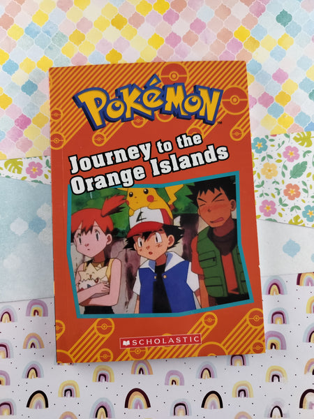 2021 1st Printing Pokemon 2-in-1 Book: Journey to the Orange Islands / Secret of the Pink Pokemon Softcover, Like New