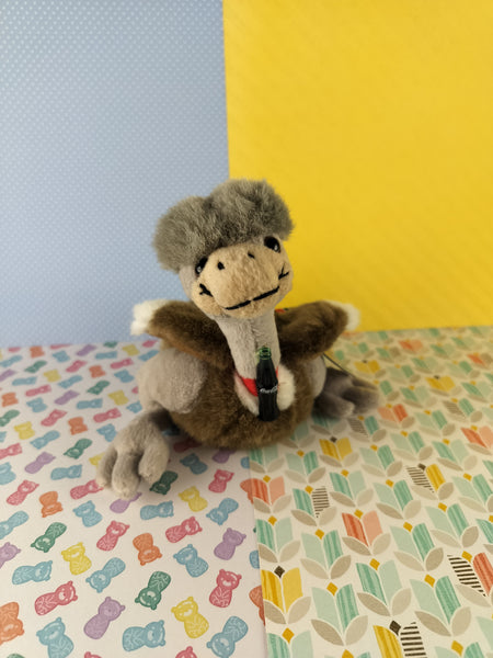 Vintage 1999 Coca Cola International Collection Beanbag Plush Toy w/Tag, Masha the Ostrich