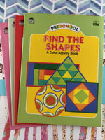 Vintage 1990's Merrigold Press Children's Activity Books Set/4