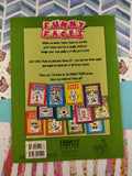 Vintage Cyber Creeps Funny Faces Sticker & Color Paperback/Softcover Activity Book