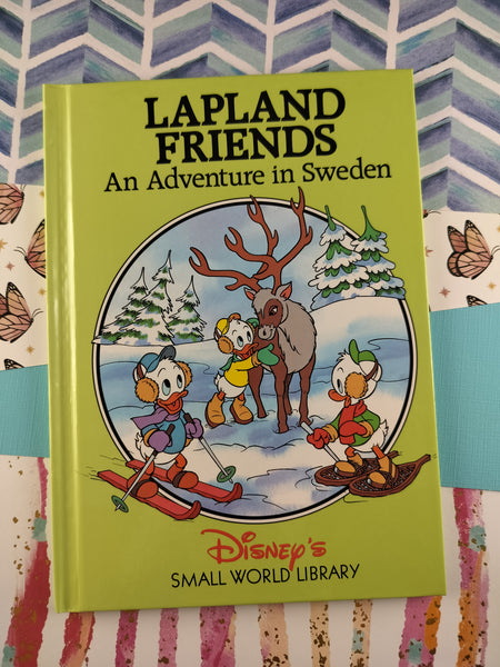 Vintage 2002 Disney's Small World Library Lapland Friends: An Adventure in Sweden, Hardcover