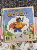 Vintage 1986 "The Secret Life of Walter Kitty" Big Little Golden Book, Hardcover