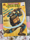 Vintage 1990 Teenage Mutant Ninja Turtles: A Fishy Adventure, Softcover