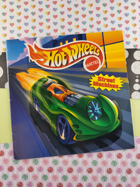 Vintage 1998 Hot Wheels Street Machines Book, Softcover