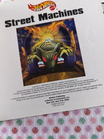 Vintage 1998 Hot Wheels Street Machines Book, Softcover