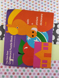 Vintage 1973 The See-Saw Crossword Puzzle Book with a Picture Dictionary Softcover, Nice & Clean