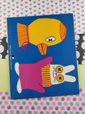 Vintage 1978 1st Printing Glove, Mitten, and Sock Puppets by Frieda Gates Softcover Book