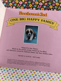 Vintage 1993 Beethoven's 2nd: One Big Happy Family Paperback, Nice & Clean