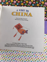 Vintage 1991 Golden Look-Look Book A Visit to China Softcover
